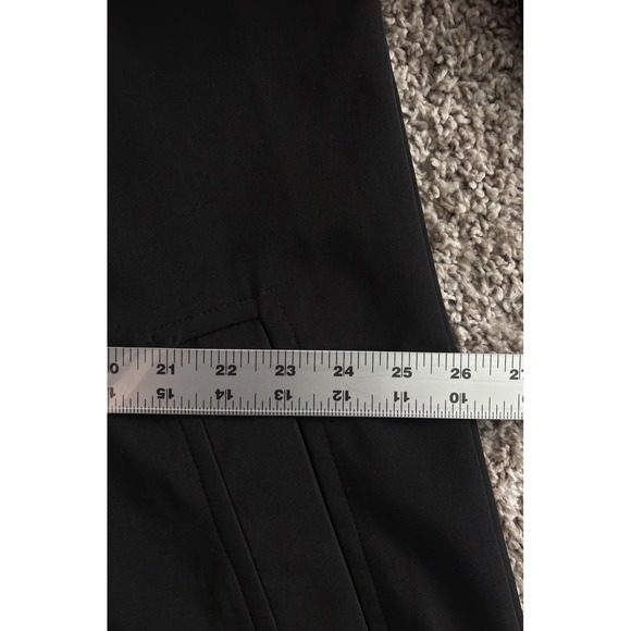 Calvin Klein Black Lined Swing Raincoat Dress Coat Winter Jacket Sz 14 Chest 47 - Picture 9 of 15